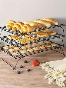 3/2/1 Tier Folding Cooling Rack, Baking Tools, Baking Accessories, Cookie And Cake Drying Rack - Multicolor - View 8