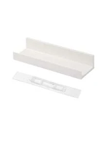 Bộ 1/2/3/4/6 kệ treo tường acrylic màu trắng, kệ sách treo tường không cần khoan cho phòng trẻ em, giá đựng đồ treo tường, kệ treo tường phòng tắm. - trắng - Xem 9