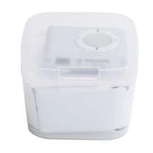 Kompakter silberner MP3-Player mit rückseitigem Clip, Kopfhörern und USB-Kabel – Tragbarer digitaler Musikplayer - Silber - Übersicht 5