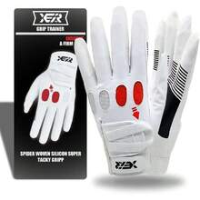 Golf Grip Trainer Glove | Beginner-Friendly Golf Swing Training Aid For Proper Fundamentals | Guide Markings For Right Grip, Position, And Swing | Eliminate Slice & Hook,35024200 - 軍綠色 - 查看 1