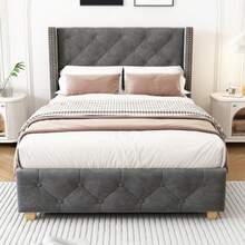 Bed Frames - Grey - View 4