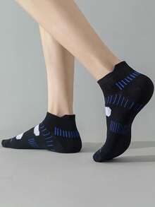 30pcs/15pcs/10pcs/3pcs Unisex Ankle Socks, Soft Breathable Comfortable Loafer Socks, Anti-Friction Moisture Wicking Men's Sports Casual Low Cut Short Socks, Suitable For Cycling, Running, Travel, Hiking, Climbing And Other Sports - Multicolor - View 4