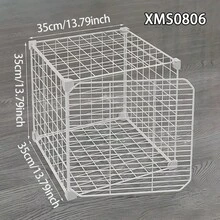 猫咪吹风机笼，防抓咬猫咪美容笼，家用小型动物笼，铁艺笼，猫咪吹风机笼 - 彩色 - 查看 1