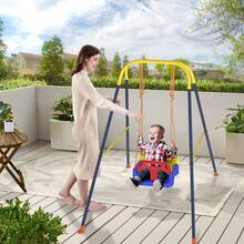 Patio Lounge Chair & Swing Chair - Multicolor - View 7