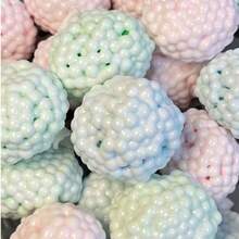 1/2/4pcs Set New Handmade Squishable Green Balls, Suitable For Making Creative Toys, Family Gatherings, Festivals, Eid, Carnival, Easter And Other Occasions, Handmade Green Stress Balls With Pop Beads - ASMR Relaxation Toys - Multicolor - View 1