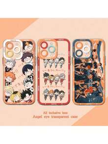 Funda de teléfono de anime Haikyuu de sangre caliente compatible con 15 14 13 12 11 Mini Pro Max X XR XSMax 6S 6 7 8 Plus SE20, funda transparente, funda compatible con funda  17 pro max, funda  17 pro, funda  17, funda  16, funda  16 pro max, funda  15. - TSY-168TB24757402 - Ver 5