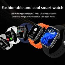男女通用蓝牙智能手表 - 高清屏幕、多种运动模式、提醒功能和可调节多色表带 | 时尚百搭的运动必备单品 - 黑色 - 查看 2