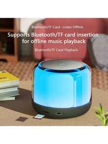 HP S02 迷你炫彩藍牙音箱 3W 高功率輸出 重低音增強 TWS 雙機互聯 立體聲音效率 無線穩定 戶外桌面家用通用 - 迷你炫彩 - 查看 3