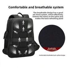 JINNUOLANG Kamera Rucksack, geeignet für Canon, Nikon, DSLR & Systemkameras, wasserbeständig & strapazierfähiger Fotorucksack - Einheitsgröße - Übersicht 7