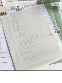 5pcs Plastic L-Shaped A4 Folder, Frosted Waterproof Plastic L-Shaped A4 Folder, Document Envelope Office Folder Pocket Bag, Document Envelope Folder Pocket Bag - Multicolor - View 2