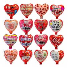 Tendencia20 Globos San Valentín Corazón Amor  14 Febrero 18in SurtidoCalidad premium - Surtido - Ver 7