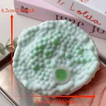 1/2/4pcs Set New Handmade Squishable Green Balls, Suitable For Making Creative Toys, Family Gatherings, Festivals, Eid, Carnival, Easter And Other Occasions, Handmade Green Stress Balls With Pop Beads - ASMR Relaxation Toys - Multicolor - View 2