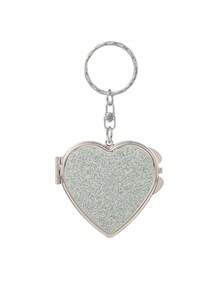 Endless Love DIY Keychain Makeup Mirror - Heart, Round, Square, Oval Shapes Available, Ideal Gift For Mom, Aunt, Grandma, Daughter, Niece, Sister, Bride, Bridesmaid. Perfect For Holidays, Birthdays, Weddings, Mother's Day, Valentine's Day And More Occasions. - Multicolor - View 15