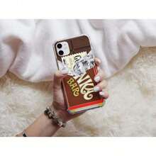Chocolate Bar Phone Case, Chocolate Phone Case For Men And Women Christmas Gift, Chocolate Bar With Golden Ticket, Kids Phone Case - 款式1(1pc) - 查看 5
