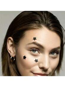 800/400/200pcs/Box Black Star Shaped Hydrogel Acne Patch - Waterproof, Alcohol Free, Can Be Used Day And Night, Effectively Covering Acne Blemishes Patch, Suitable For Use On Skin