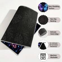 1pc Colorful Butterfly Print Multifunctional Car Trunk Mat, SUV Cargo Liner, Minimalist Elegant, Enhances Interior Space, Polyester Material, Suitable For Sedans, Trucks, SUVs And More - A - View 4