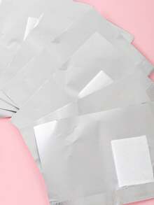 Bộ 20/50/100/200 miếng giấy bạc ngâm tẩy sơn móng tay, màng nhôm có miếng đệm, dụng cụ tẩy sơn móng tay bằng kim loại, dụng cụ loại bỏ biểu bì, dụng cụ tẩy sơn móng tay và gel, vật tư làm móng, dụng cụ tẩy sơn móng tay. - Nhiều màu - Xem 7