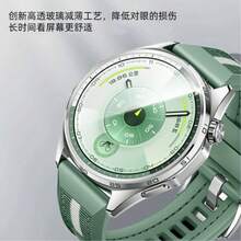 华为 Watch GT 6/6 Pro、Watch GT 5/5 Pro 46mm 钢化玻璃屏幕保护膜（2 片装）[9H 硬度，防刮花，高清，超薄]，Watch GT 5/5 Pro 41/42mm 屏幕保护膜，带对齐框，安装简便，适用于 GT6 46mm 和 41mm 手表屏幕保护，日常防护、办公、居家使用皆宜。防水防震防摔防刮花，是手表屏幕保护的理想之选。 - 無色 - 查看 4