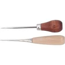 Pssopp Punzón de Costura de 8 Piezas, punzón de Sastre con de Madera, punzón para rascar, Herramienta de punzón multifunción para Ahorro de Esfuerzo para reparación de Costura de Bricolaje de Cuero - 1 - Ver 10