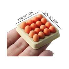 7件迷你摆件装饰屋微型食物摆件OB11模型摄影道具家居场景装饰鸡蛋组合套装,生日礼物,苔藓微景观,多肉景观,装饰屋配件,海洋瓶,星瓶DIY材料,蛋托