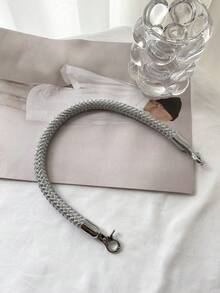 Dây đeo túi dệt thủ công bằng dây nylon - Bạc - Xem 2