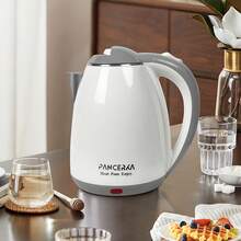PANCERKA 1PC Electric Kettle, Cordless Water Warmer 1.8 Liter - , Rapid Boil With Auto Shut Off, Anti-Scald Design, Ideal For Coffee & Tea