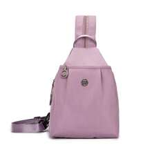 Multi-Compartment Anti-Theft Nylon Backpack Handbag For Women, Multifunctional Fashion Daily Bag, Lightweight Travel Bag With Multiple Pockets Design, Large Capacity Minimalist Student School Bag, Convenient Stationery Bag, Suitable For Students, Nurses, Teachers, Business Professionals, Travel, Vacation, Business Trip, Commute, Shopping, Office, Date, Hiking, Training, Work, Birthday Gift, Holiday Gift, Backpack - Multicolor - View 15