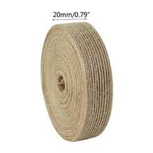 10M Cinta de lino de 15/20/25/30/38mm para manualidades, decoración, lazos, regalos de boda, envoltorios hechos a mano y suministros de empaquetado