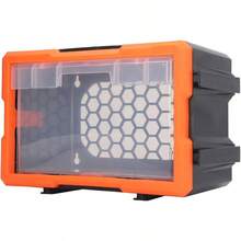 Cajn de Almacenamiento de Componentes Electrnicos, Organizador de Brocas de Herramientas de PVC con Cajones Transparentes, Almacenamiento de Ahorro de Espacio para Suministros y Hardware - #211 - Ver 2