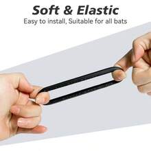 Paquete de 5 Anillos de estrangulacin para Bate de bisbol para jvenes, bisbol, softbol, teeball Tball, Anillo de estrangulacin, Perilla de Bate de bisbol, Accesorios para Bate de - Negro - Ver 4