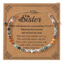 1 pieza Pulsera única de mujer con cuentas de piedras semipreciosas, diseño personalizado adecuado para uso diario, festivales, regalo para ella en su cumpleaños, Año Nuevo, Día de San Valentín - Multicolor - Ver 22