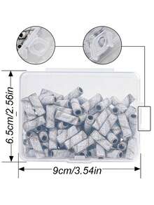 50/100pcs/Box Mini Nail Files, 3mm Mini Sanding Rings (80# 120# 180# 240#), Electric Nail Grinder Bits, Manicure Accessories Tools, Cuticle Remover