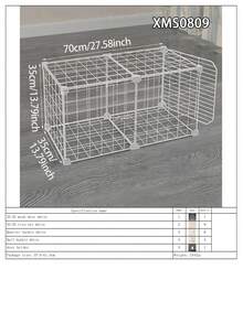 猫咪吹风机笼，防抓咬猫咪美容笼，家用小型动物笼，铁艺笼，猫咪吹风机笼 - 彩色 - 查看 15