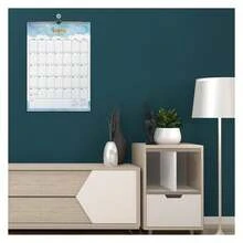 2026 Calendar - 2026 Wall Calendar - Large Calendar 2026, 12" X 17", Jan 2026 - Dec 2026, Twin-Wire Binding, Hanging Hook, Blocks And Julian Dates -Waterink - 多色103 - 查看 6