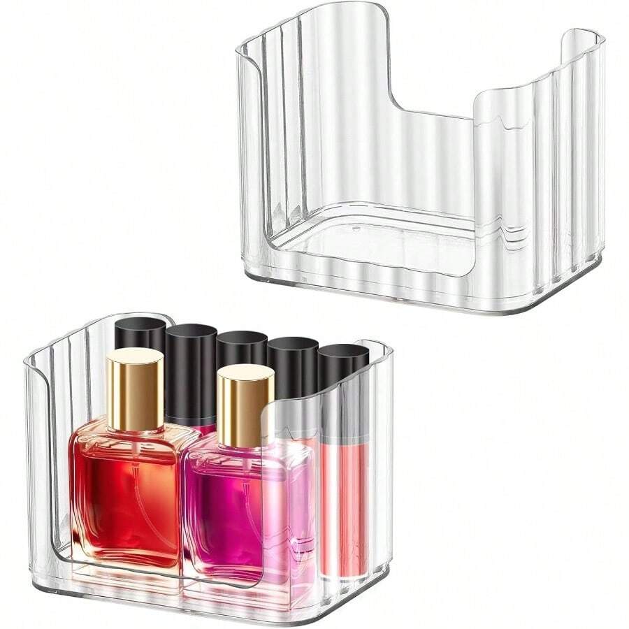 Makeup Display Tray - Transparent - View 1