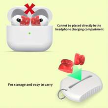 Transparent, Jelly-Like Tpu Ear Tips, Comes With A Storage Case - Durable And Comfortable, Machine-Molded Design, Ear Tips Fit The Ear Canal | Long-Lasting And Durable, Comes With An Ear Tip Storage Case