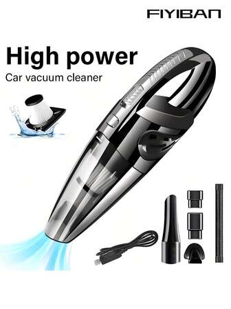 FIYIBAN Wireless Home Vacuum For Household Cleaning, Car Cleaning, Cleaning Cat Hair Pet Hair Multi-Functional Portable Mini Hand-Held Car Vacuum For A Variety Of Scenarios, Including A Variety Of Accessories