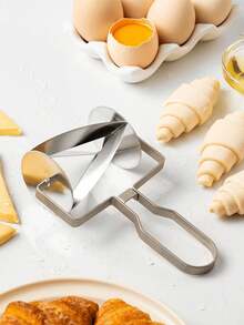 Rotary Croissant Cutter, Smooth And Fluent Roller, Cut Out Uniform Slices Of Bread,Can Cut Triangular Croissants Or Crescent Pastries - Multicolor - View 3