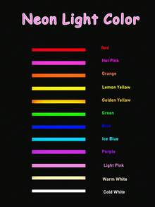 定制LED霓虹灯墙饰 - 可个性化定制您的姓名/文字和设计,可调光霓虹灯带带开关,多种颜色可选,亚克力墙饰,适用于卧室、婚礼、生日、圣诞节、现代家居装饰礼品、周年纪念礼品、青少年礼品、圣诞礼品、新年礼品、都市盛会、时尚装饰、永恒之爱 - 彩色 - 查看 10