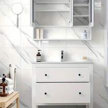 24片装大理石纹自粘防水淋浴墙板 - 易于安装的浴室、厨房、客厅防溅板瓷砖 - 11.8英寸 x 11.8英寸 PVC墙面装饰 - 彩色 - 查看 8