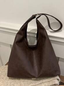 Fashionable Large Capacity Shoulder Bag For Women, Design Tote Bag - Coffee - View 10