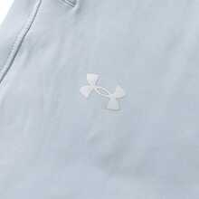 Under Armour Meridian 女士锥形裤，宽松运动裤，健身训练裤，浅蓝色休闲裤，款式编号：1377079-465 - 灰色 - 查看 5
