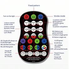 DJ Disco Bühnenbeleuchtung, LED Sound aktivierte RGB blinkende Lichtprojektion, ausgestattet mit Fernbedienung, geeignet für Weihnachten, Halloween Dekorationen, Bars, KTVs, Restaurants, Hochzeiten, Geburtstagsgeschenke, Tanzparty Geschenke