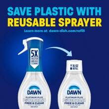 Dawn Platinum Powerwash Spray Starter Kit - 16 Fl Oz Free & Clear: Gentle On Skin, Tough On Grime - Refill - View 7