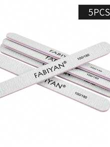 5pcs Nail File & Buffing Block Set, Includes Nail File, Buffing Block, Manicure Set, Gel Nail Polish Sanding Strips, Nail Care Tools - Multicolor - View 11