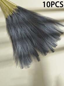 5/10/20/30 قطعة من الحشيش الاصطناعي الرمادي الطويل والنابض، اصطناعي مزيف، حشو للأواني، ديكور منزلي بأسلوب المزرعة والبوهيمي، ديكور غرفة، ديكور حفلات الزفاف، ديكور بوهيمي - رمادي - مشاهدة 12