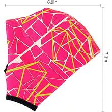 1 Pair Swimming Gloves Aquatic Fitness Resistance Gloves Webbed Gloves Swimming Training Webbed Gloves Exercise Equipment Pools Swim Gloves Women - G - Ver 7