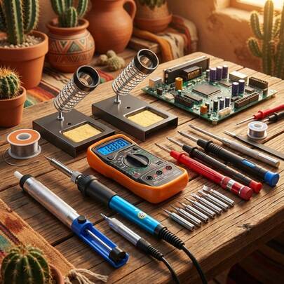 Kit profesional + Herramientas electrónicas multiusos + Fácil de transportar y organizar + Taller/laboratorio/emergencias + Técnicos y estudiantes