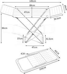 Clothes Drying Racks - أبيض متوسط - مشاهدة 6