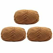 3 cuộn - Sợi bông sữa 4 lớp này mềm mại và thoải mái, thích hợp để đan chăn, áo len, khăn quàng cổ và khăn choàng; đây là món quà hoàn hảo cho mọi dịp và phù hợp với mọi mùa. - Nhiều màu - Xem 6